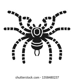 Tarantula spider icon. Simple illustration of tarantula spider vector icon for web design isolated on white background