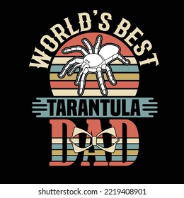 Tarantula typography design and t shirt for SVG groovy design