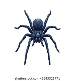 tarantula vector illustration on white background