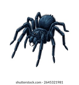 tarantula vector illustration on white background