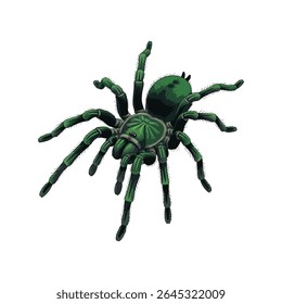 tarantula vector illustration on white background