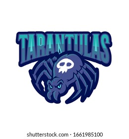 tarantullas skul gaming esport logo template