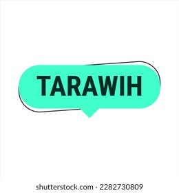 Tarawih Guide turquoise Vector Callout Banner with Tips for a Fulfilling Ramadan Experience