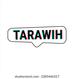 Tarawih Guide White Vector Callout Banner with Tips for a Fulfilling Ramadan Experience