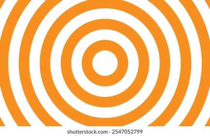 Target abstract background. Black and white texture. color horizontal circle optical illusion.