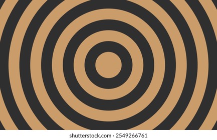 Target abstract background. Black and white texture. color horizontal circle optical illusion.
