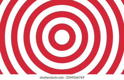 Target abstract background. Black and white texture. color horizontal circle optical illusion.