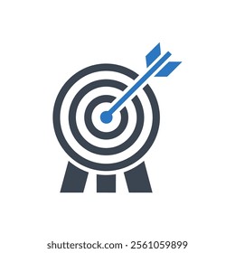 Target Accuracy Icon On White Background