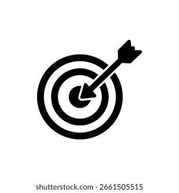 Ícone Meta de meta de meta que representa o sucesso e os objetivos dos negócios