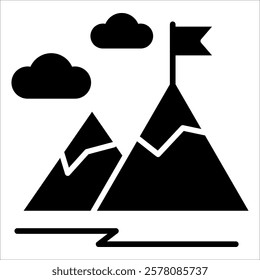 Target Achievement Icon Element For Design