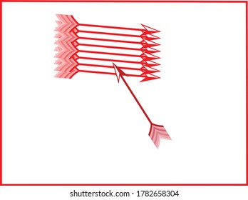 Target achievement  vector or illustration