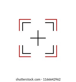 target add icon. Element of text editor sign icon. Premium quality graphic design icon. Signs and symbols collection icon for websites, web design, mobile app