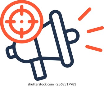 Target Advertising Icon Element For Design