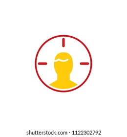 Target Advertising Logo Icon Design