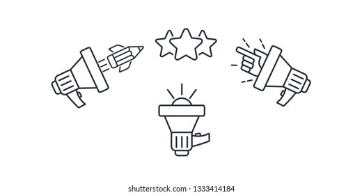 Target advertising. Marketing , Update Trends Advertising ,  Business Content Strategy.Vector linear image.