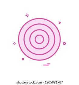 target Aim archery focus  success icon vector design