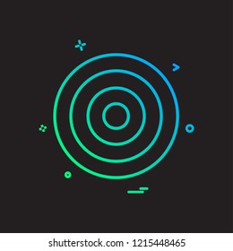 target Aim archery focus  success icon vector design
