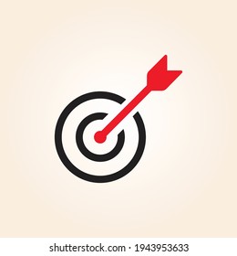 target aim icon design vector 