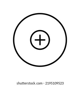 Ziel- und Zielsymbol. Spielzeichen. Fokussymbol. Vektorgrafik einzeln auf weißem Hintergrund.