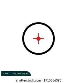 Vektorillustration für Zielsymbol