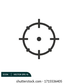 target aim icon illustration vector eps 10