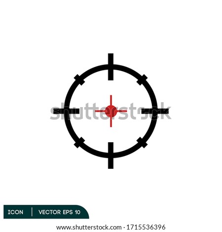 target aim icon illustration vector eps 10