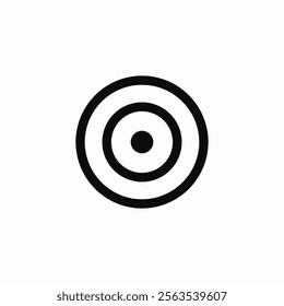 target aim icon sign vector