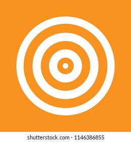 target, aim icon, stock vector illustration, EPS10.