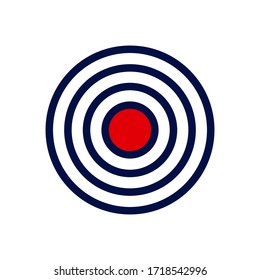 target aim icon vector illustration and symbol for web