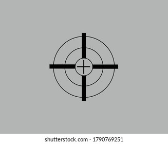 target and aim icon.  vector illustration for web design