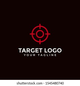 Target, Aim, Shot, Focus Logo Design Template