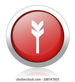 Target aim sign icon