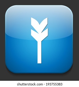 Target aim sign icon