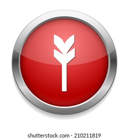 Target aim sign icon