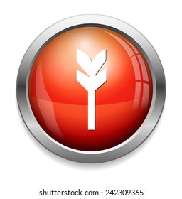 Target aim sign icon