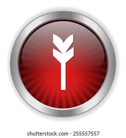 Target aim sign icon