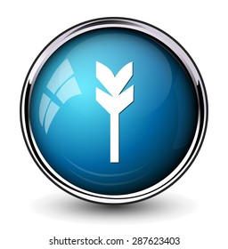 Target aim sign icon