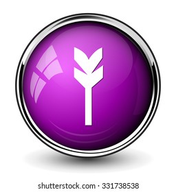 Target aim sign icon