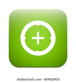 Target aim sign icon.