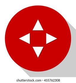 Target aim symbol icon