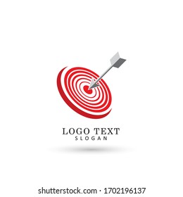 Target, Aiming, Accuracy & Success Logo. Symbol & Icon Vector Template.