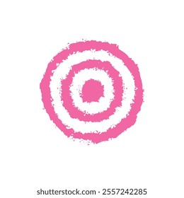 Target for archery. shooting target logo vector. Logo Bullseye. Texture Grunge