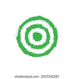 Target for archery. shooting target logo vector. Logo Bullseye. Texture Grunge