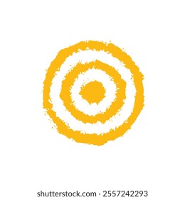 Target for archery. shooting target logo vector. Logo Bullseye. Texture Grunge