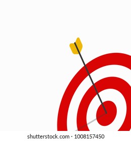 Target with arrow