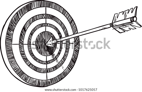 Target Arrow Stock Vector (Royalty Free) 1017625057 | Shutterstock