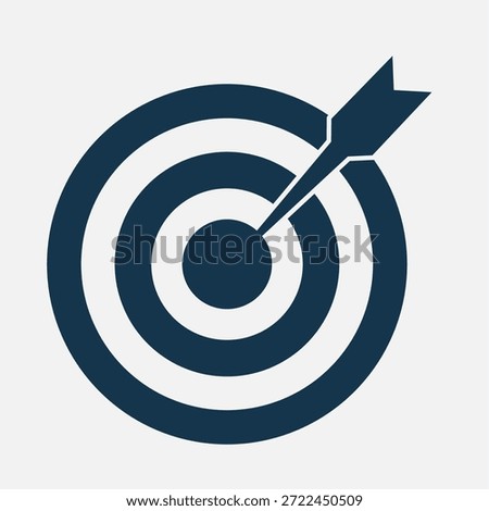 Target Arrow Accuracy  Blue Icon