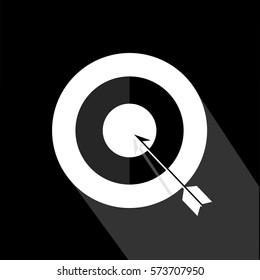 target arrow black