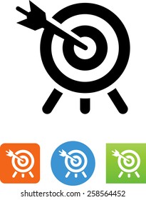 Target With Arrow In The Bulls Eye Icon