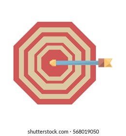 target arrow business concept vector illustration eps 10